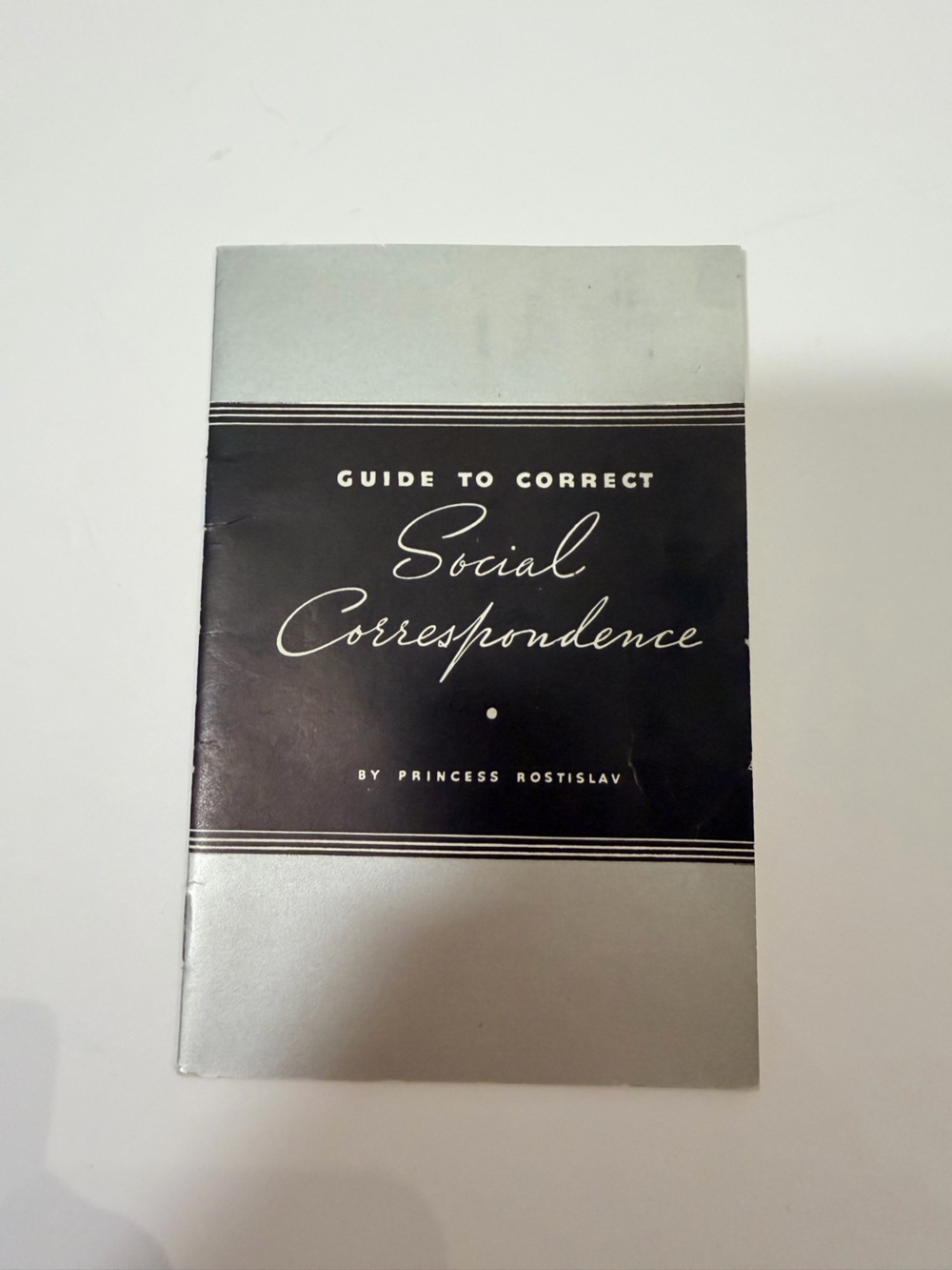 Vintage 1930s Guide to Correct Social Correspondence – Princess Rostislav Parker